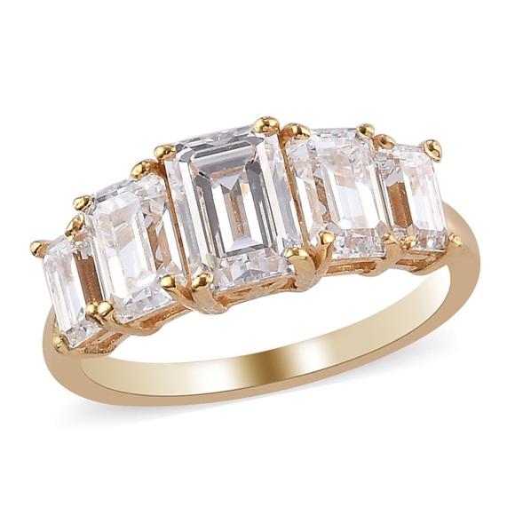 Swarovski Jewelry - SWAROVSKI Zirconia five stone ring